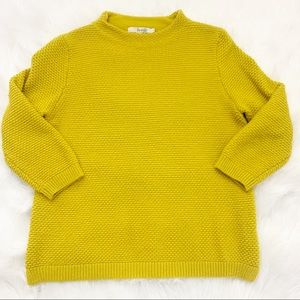 Boden | Skye Funnel Neck Mustard Wool L